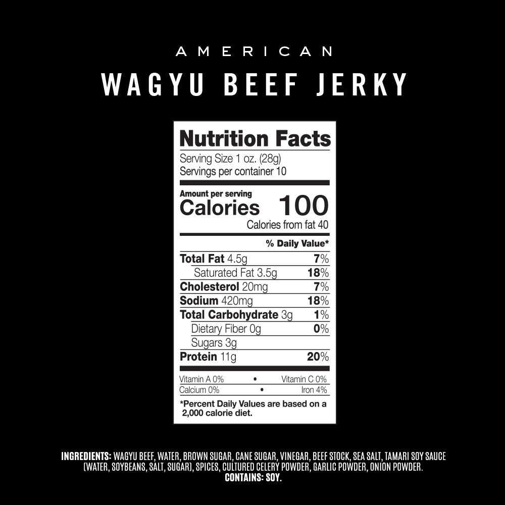 Wagyu Beef Jerky 10 oz.